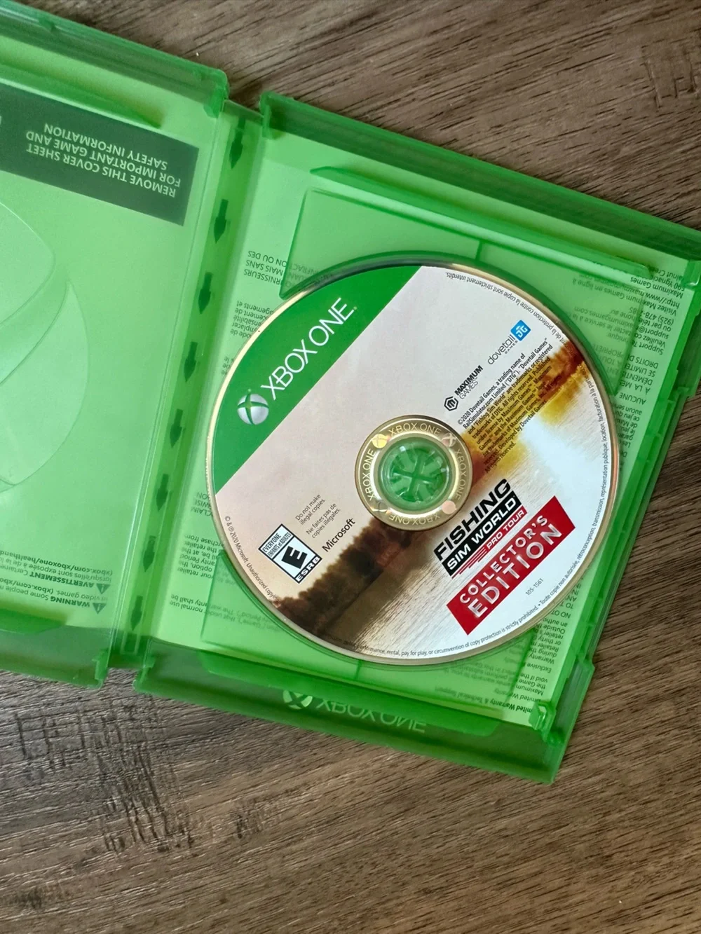 Fishing Sim World Pro Tour, XBOX One Video Game Collector Edition Rated Everyone